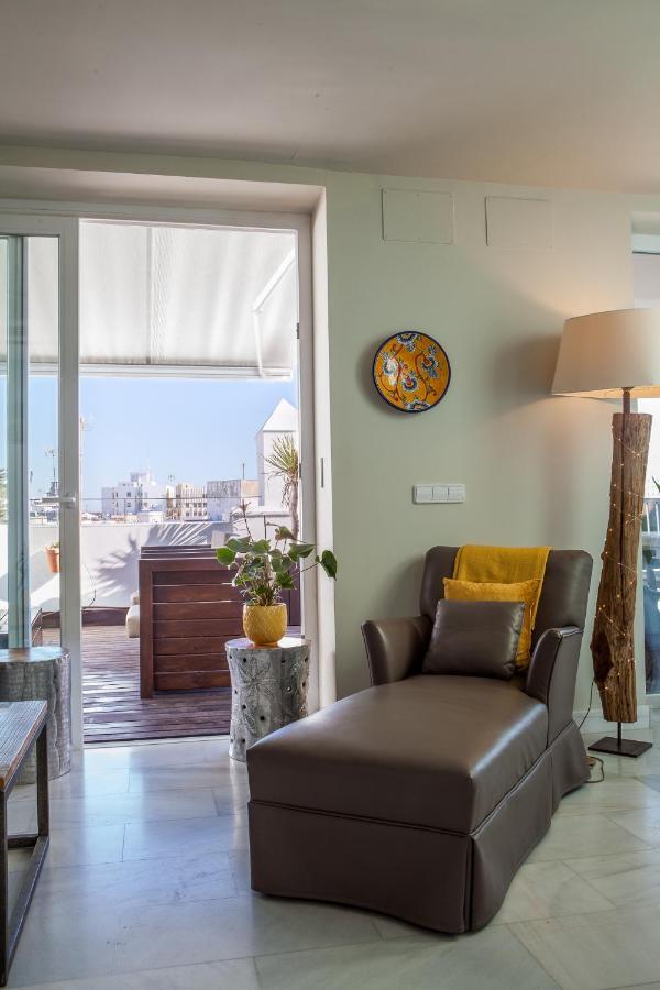 Apartamento ***** Attic With Impressive Views And Jacuzzi Cádiz Exterior foto